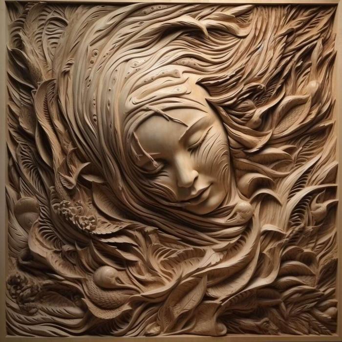 نموذج ثلاثي الأبعاد لآلة CNC 3D Art 